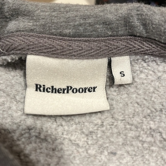 Men's Heather Grey RicherPoorer Hoodie - Picture 7 of 8